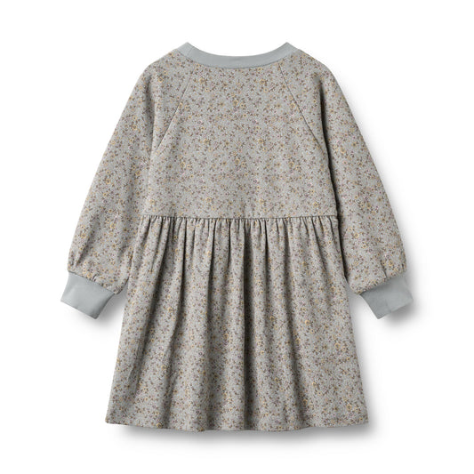 Kleid 'Dorthea' - Slightly blue flowers