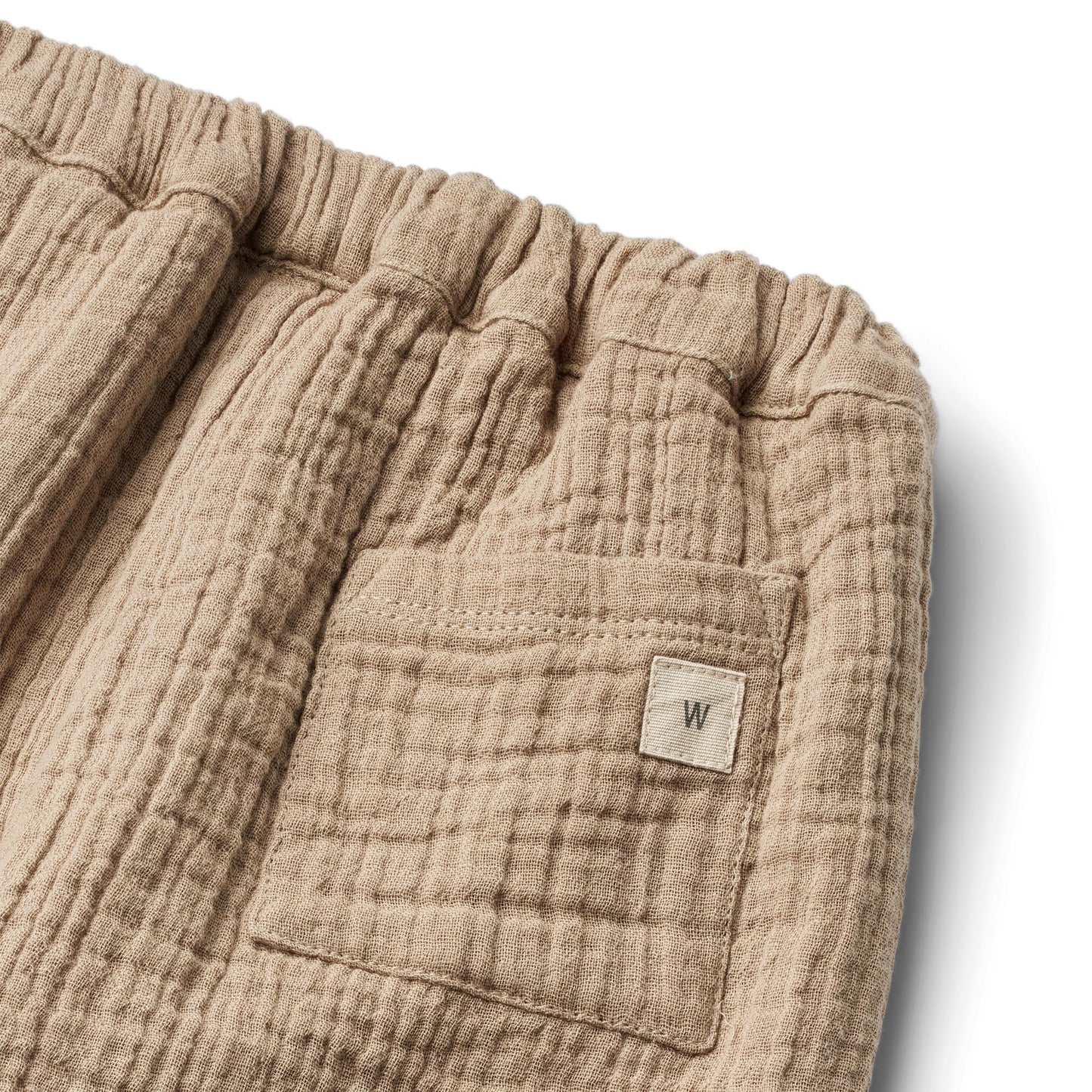 Musslinhose 'Ashley'- Beige Stone