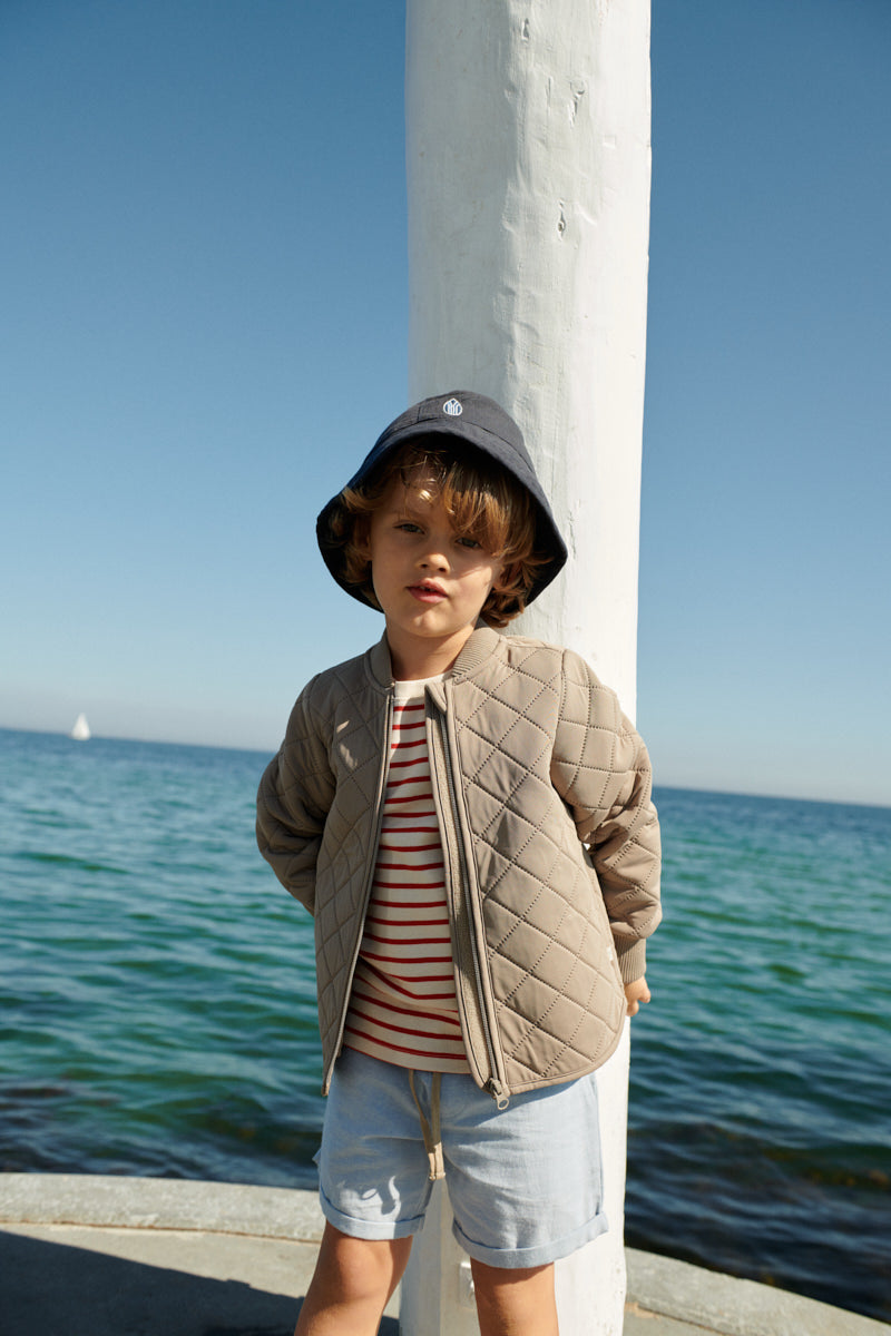 Thermojacke 'Loui' - Beige Stone