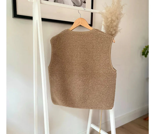 Wollweste 'TYB' Adult - Tan