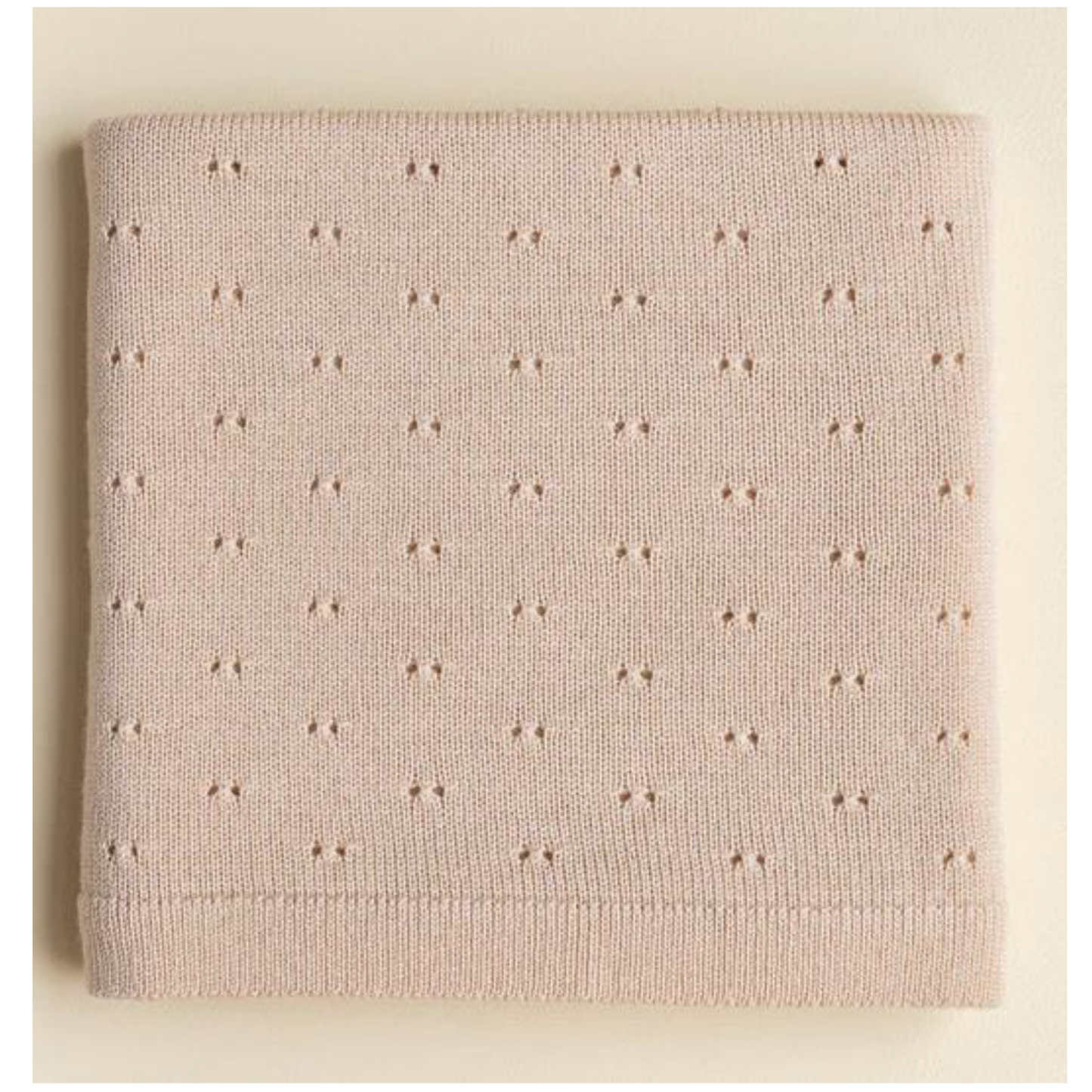 Decke Merinowolle 'Bibi' - oat