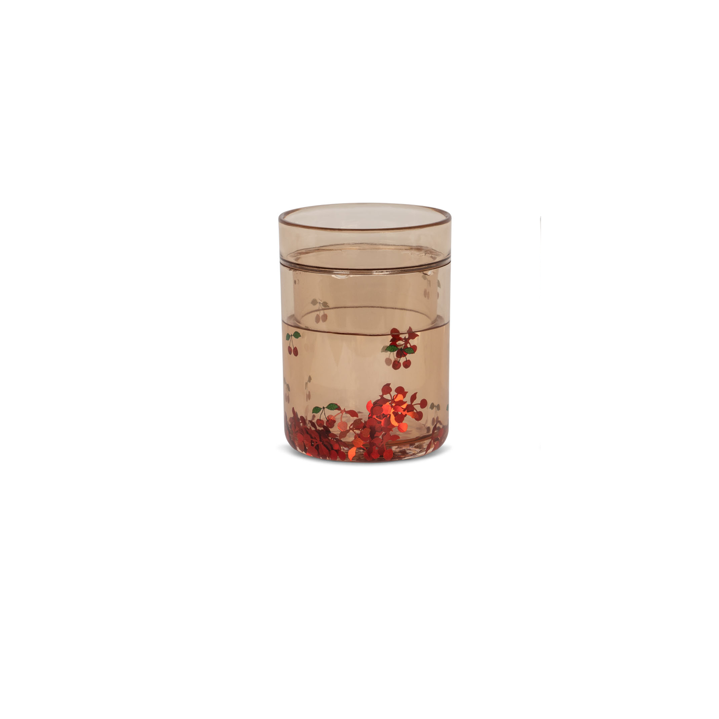 Glitzerbecher - Cherry