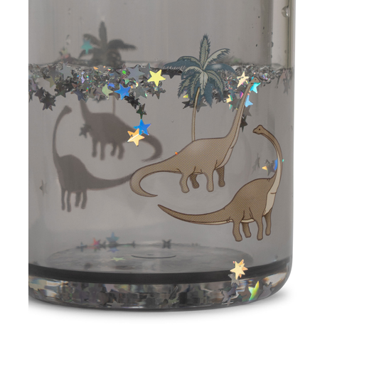 Glitzerbecher - Dino