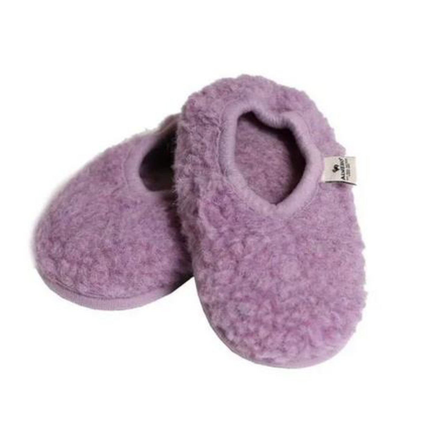 Hausschuhe Wolle - Lila