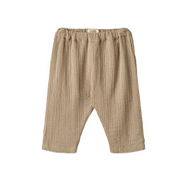 Musslinhose 'Ashley'- Beige Stone