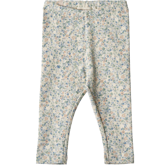 Leggings - Sandshell mini flowers