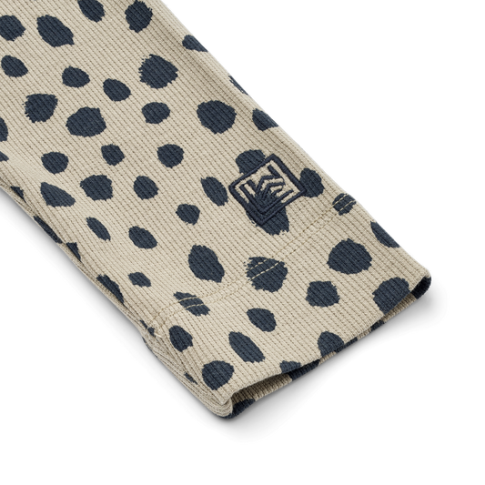 Rib Leggings 'Marien' - Leo Spots/Mist