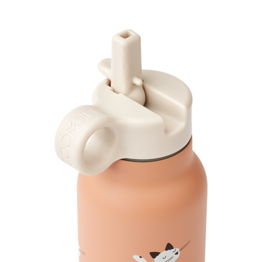 Trinkflasche 'Falk' 350ml - Cat / Tuscany rose