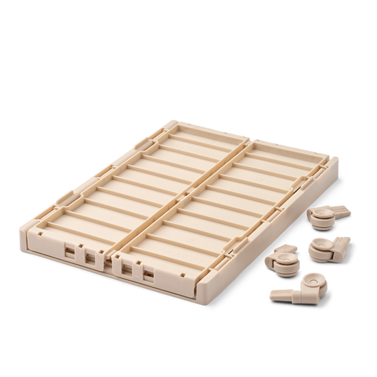 Aufbewahrungskiste 'Weston' Größe L mit Rollen - Sandy