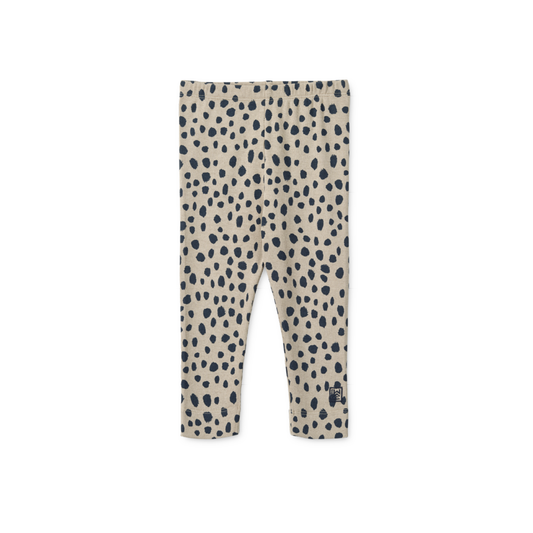 Rib Leggings 'Marien' - Leo Spots/Mist