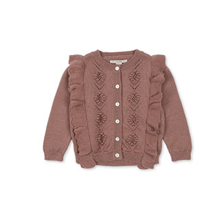 Cardigan 'Fiol' - Burlwood