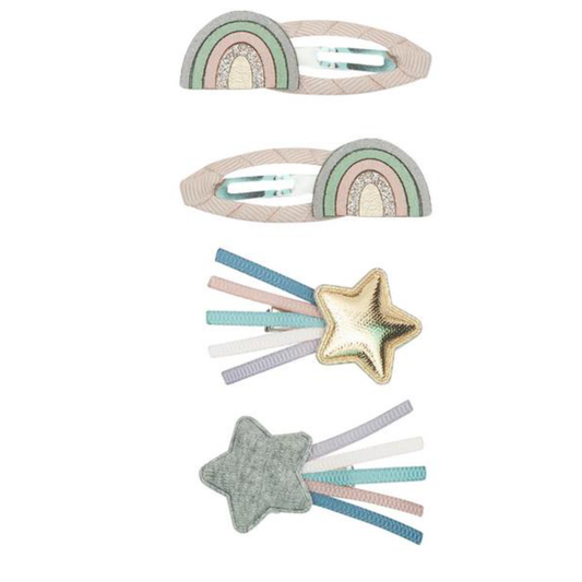 Haarspangen 'Rainbow' - 4 Clips