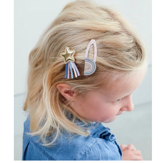 Haarspangen 'Rainbow' - 4 Clips