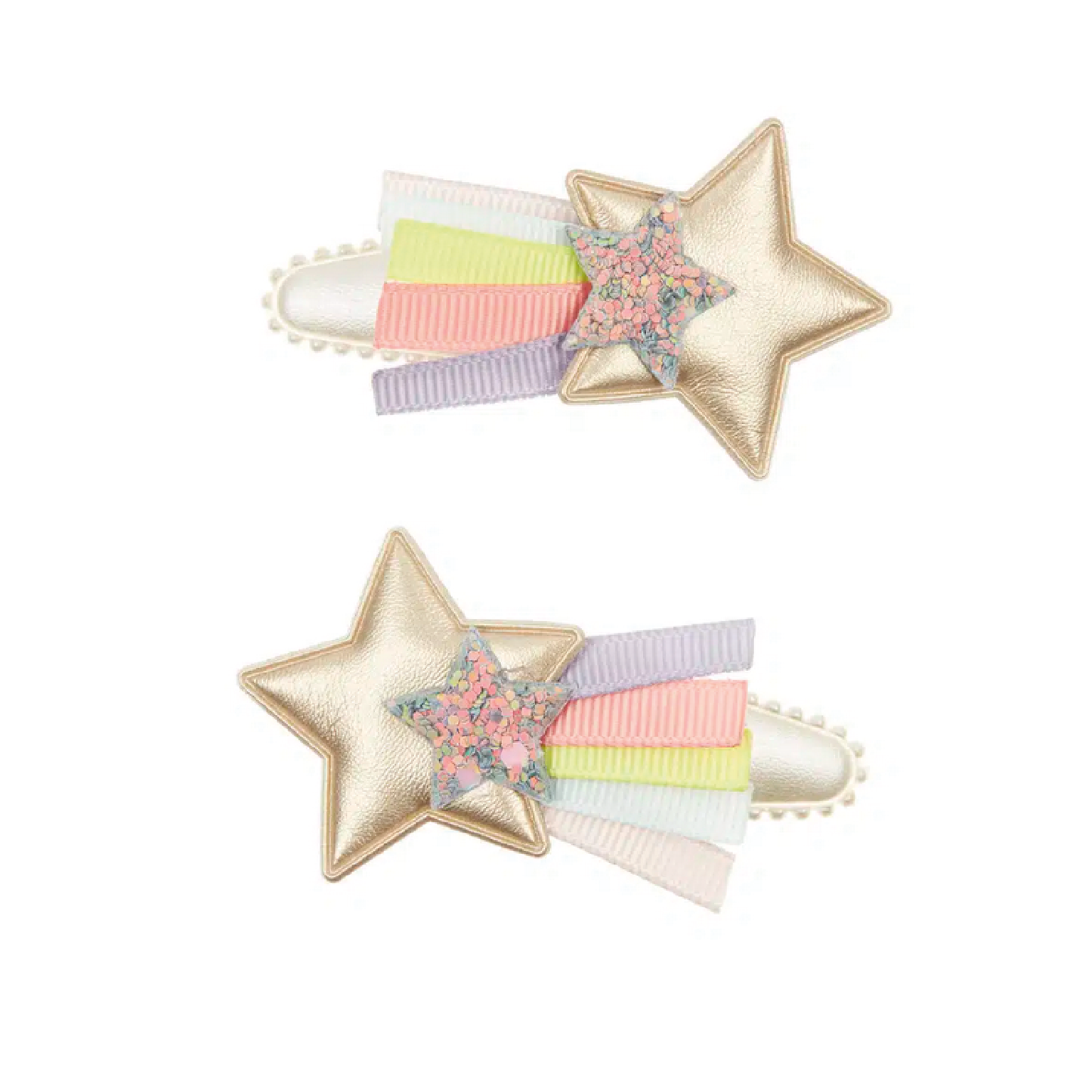 Haarspangen 'Sternschnuppe' - 2 Clips