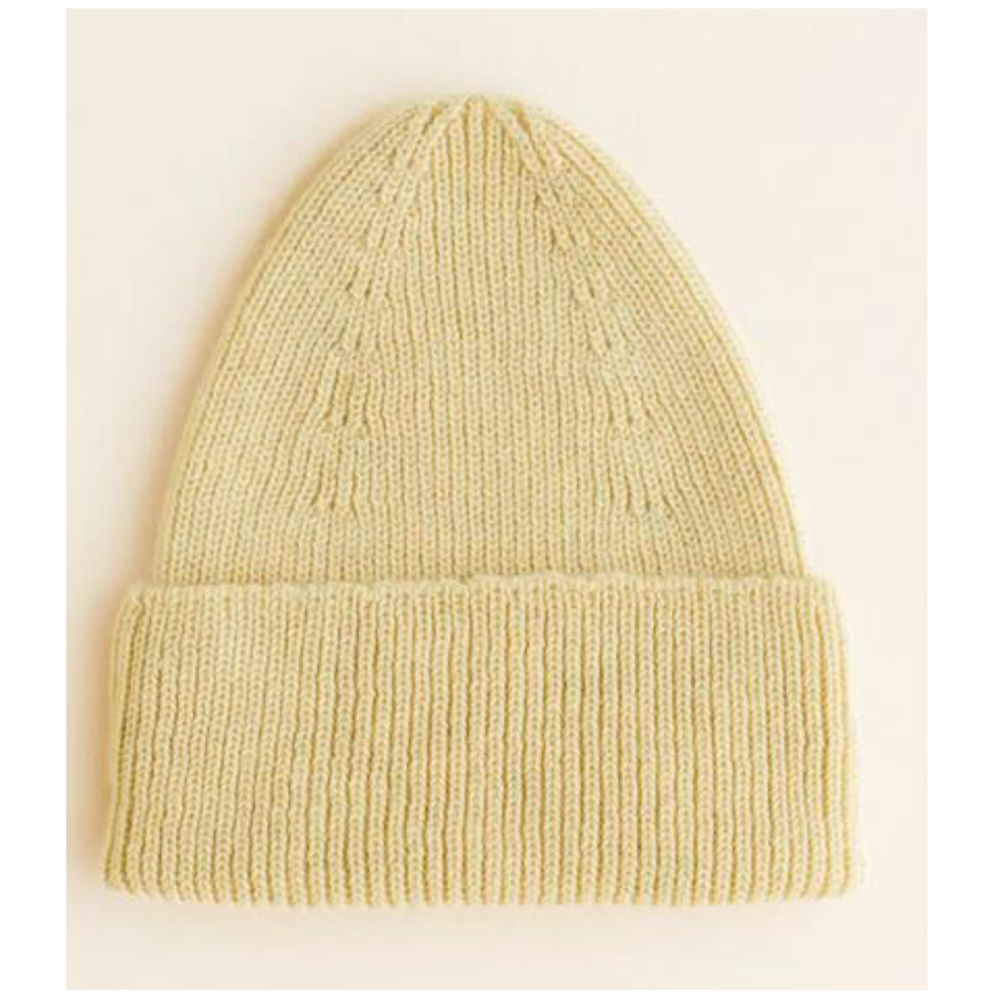 Merino-Beanie 'Fonzie', Light Yellow, Adult