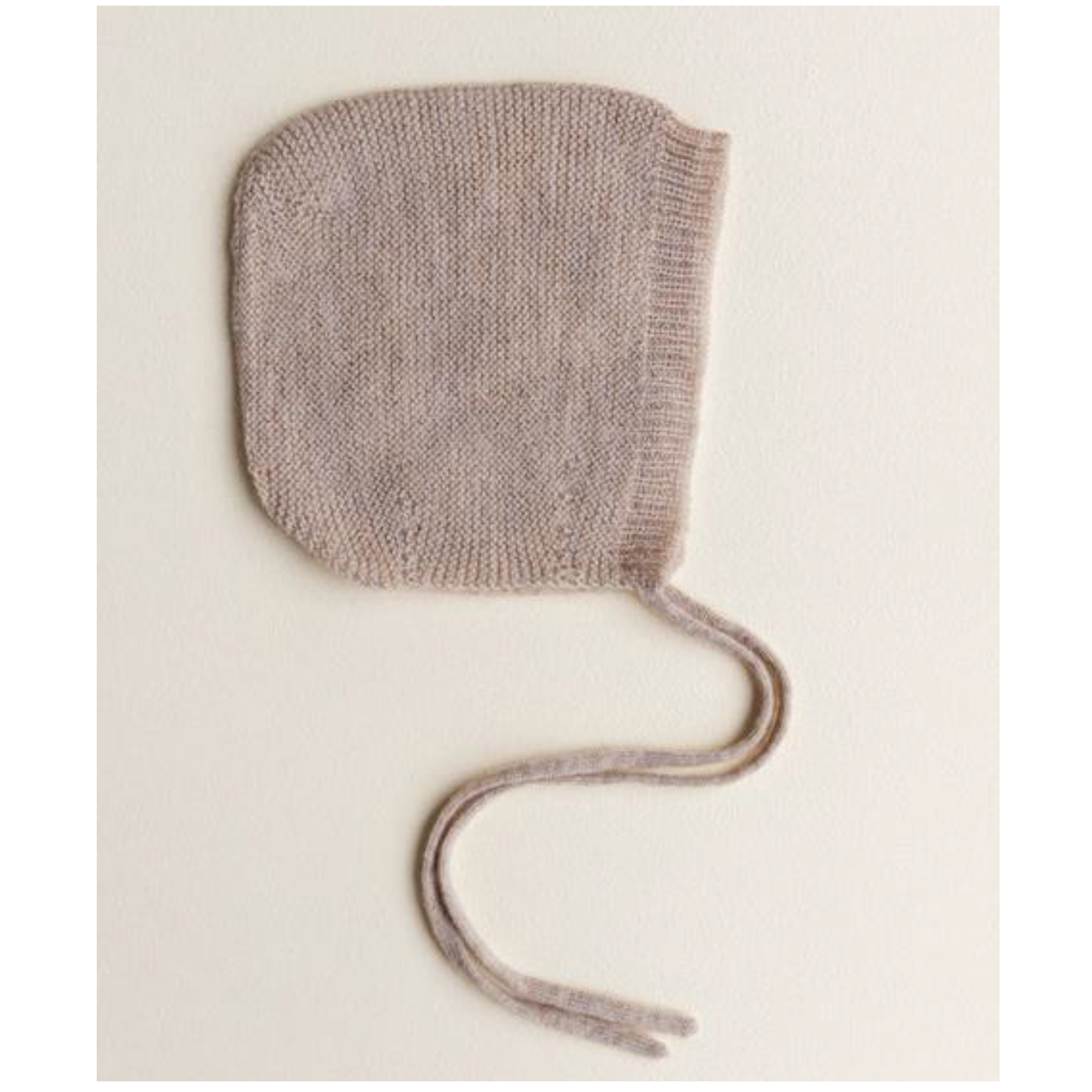 Bonnet Newborn Merinowolle - Sand