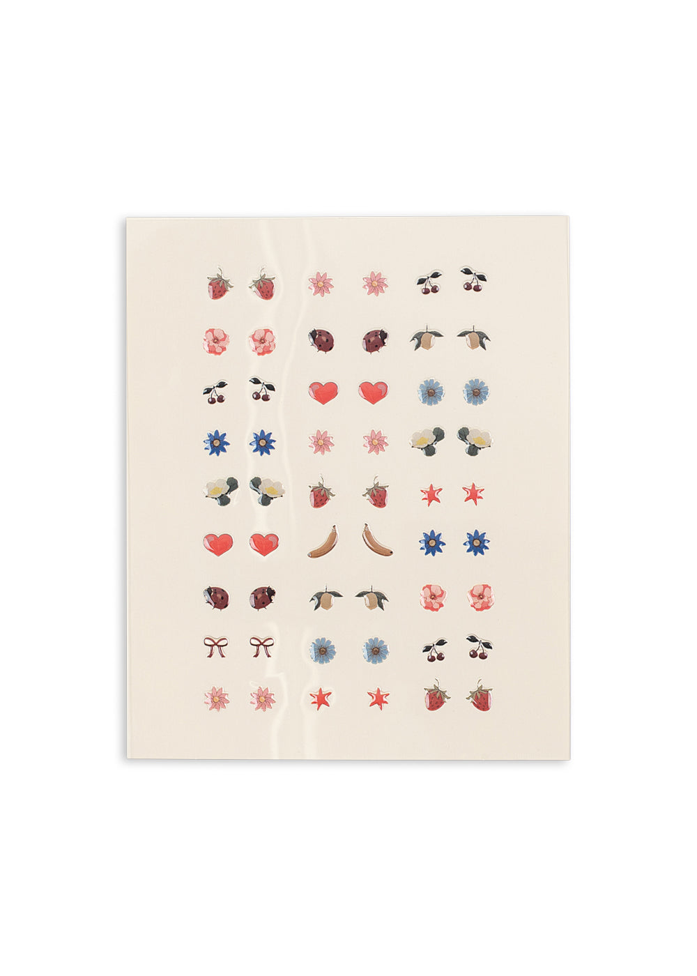 Klebeohrringe - Girl Multi