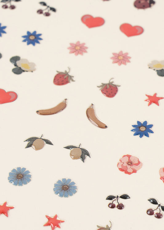 Klebeohrringe - Girl Multi