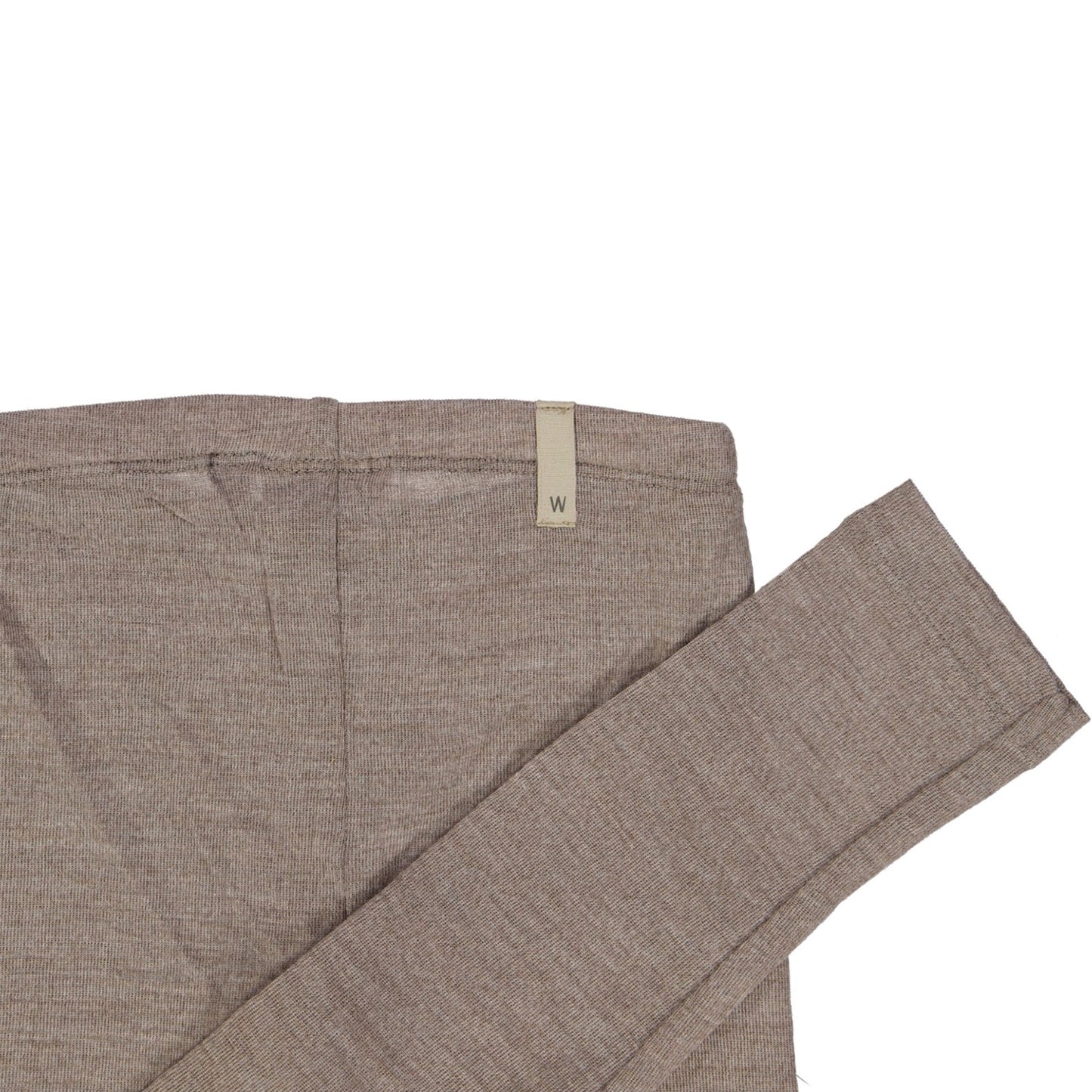 Leggings Merinowolle - Grey Khaki Melange