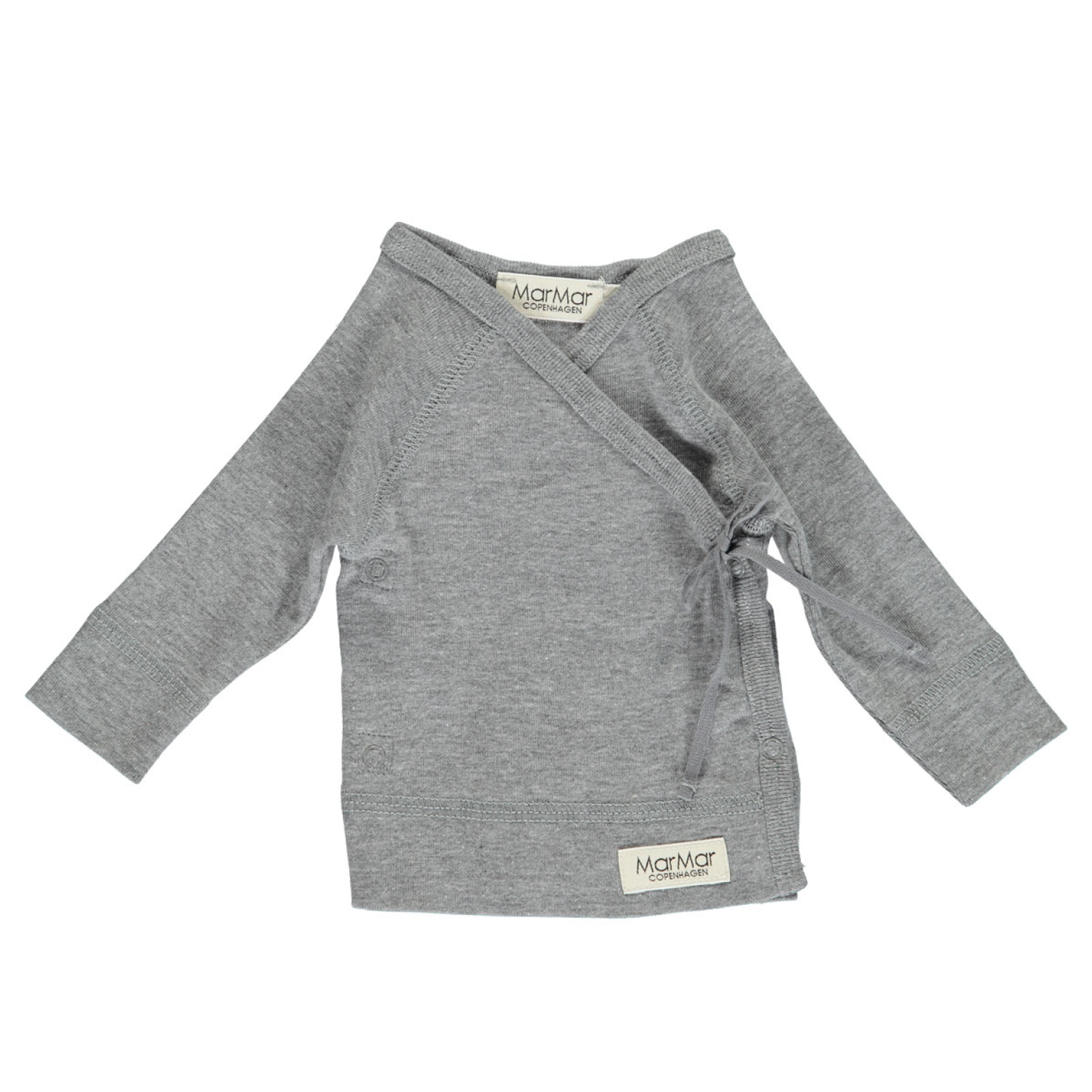Wickelshirt 'Tut Wrap' - Grey Melange