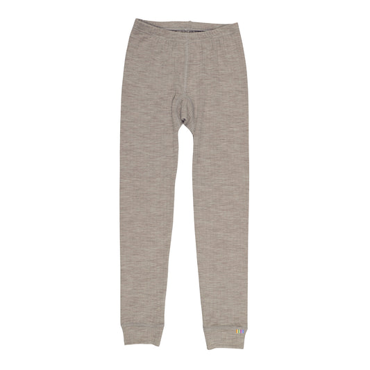 Leggings aus Merinowolle - walnuss melange