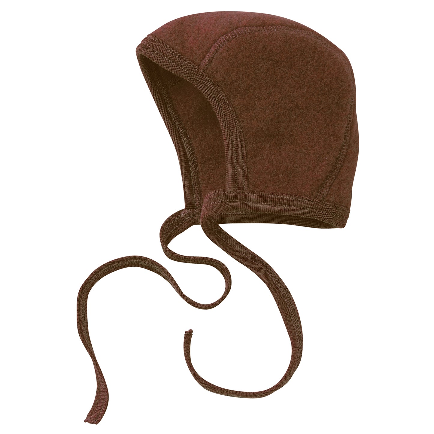 Babymütze Merinoschurwolle - Zimt melange