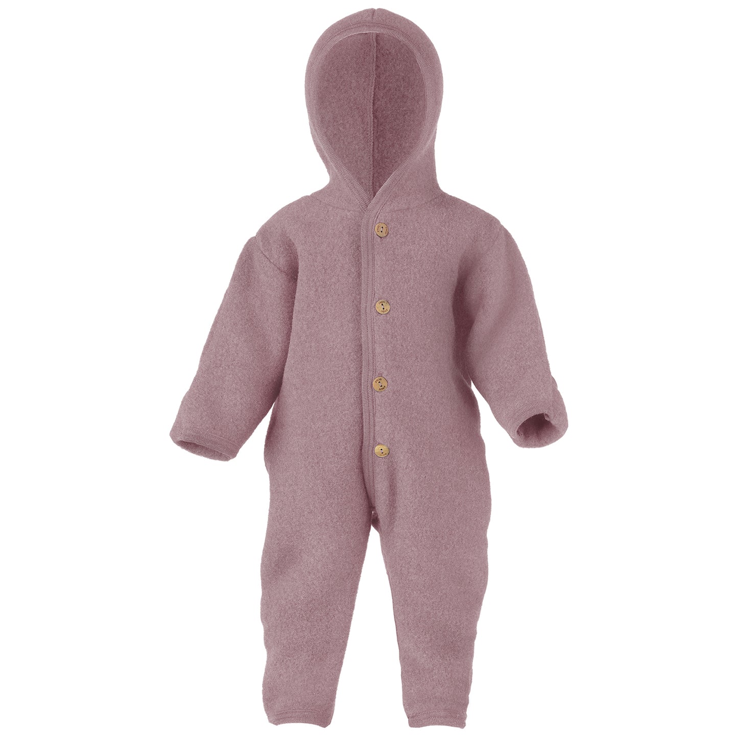 Wollfleece Overall - Rosenholz melange