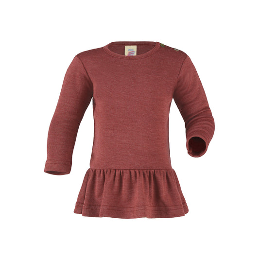 Kleid Merinowolle/Seide - Kupfer