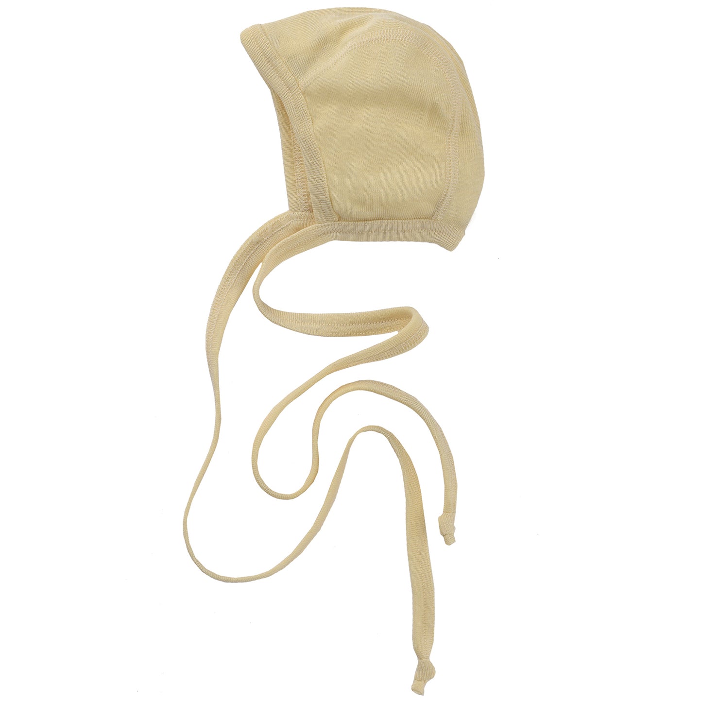Babyhäubchen Merinowolle/Seide - Natur