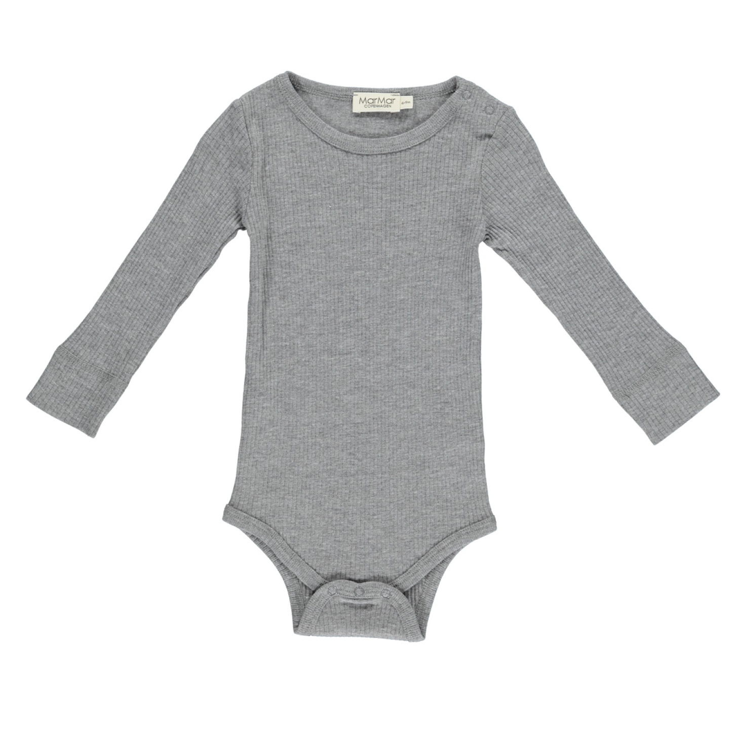 Body 'Plain LS' - Grey Melange