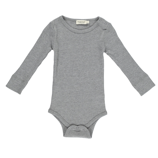 Body 'Plain LS' - Grey Melange