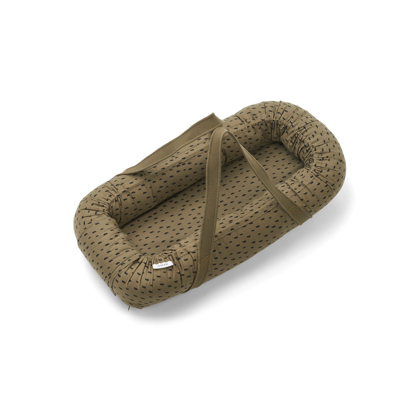Nestchen 'Gro' - Graphic stroke/Khaki