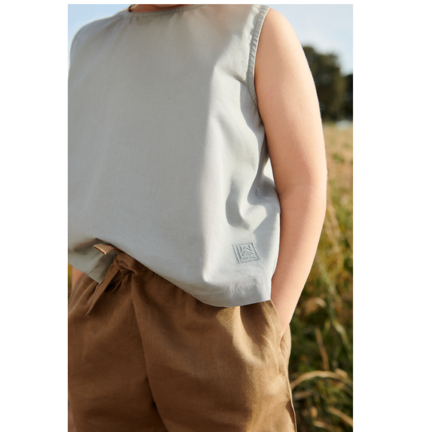 Leinen-Hose 'Orlando' - Mist
