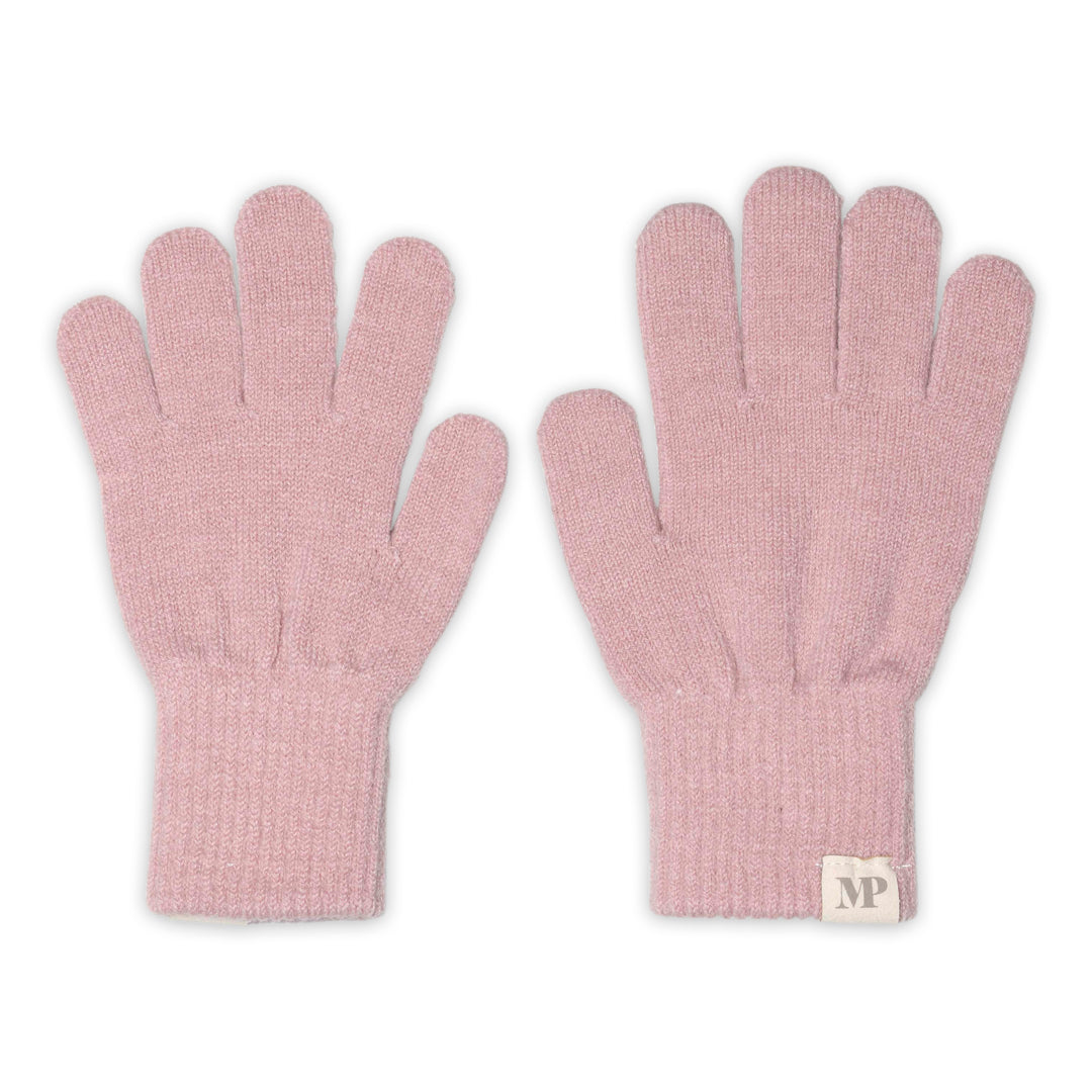 Handschuh mit Wollanteil - Mix Denver Melange,Alt Rosa
