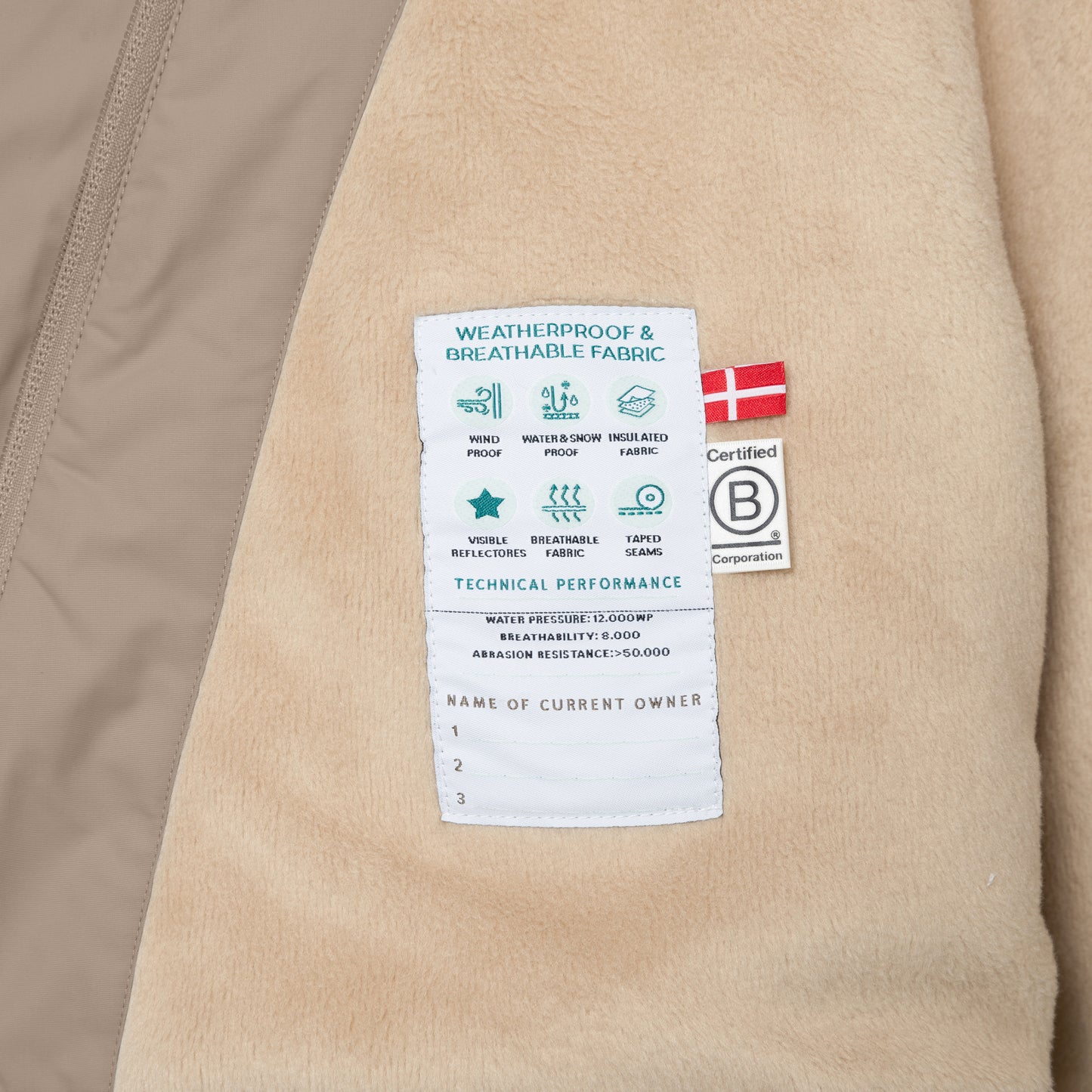 Winterjacke 'Wang' - Grey Brown