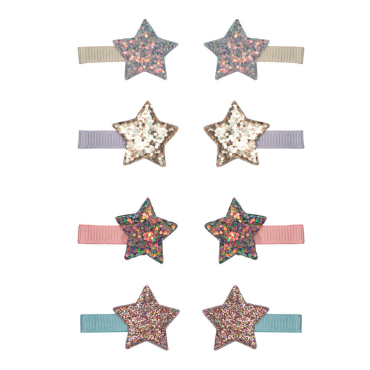 Haarspangen 'Sterne' - 8 Miniclips