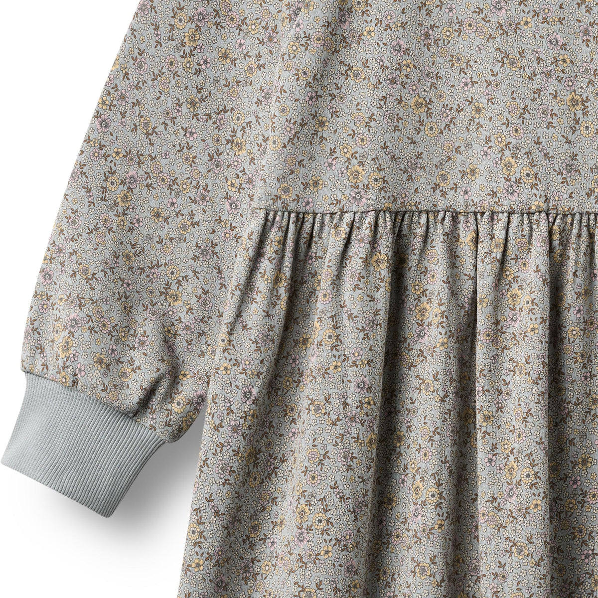 Kleid 'Dorthea' - Slightly blue flowers