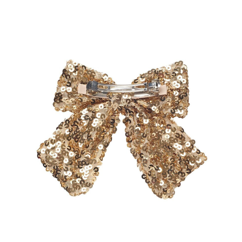 Haarspangen - Bedazzle Sequin Bow Clip
