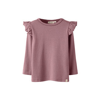 Langarmshirt 'NMFLAYO' - Nostalgia Rose