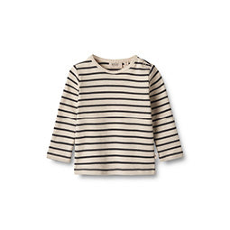 Langarmshirt 'Stig'- Navy Stripe