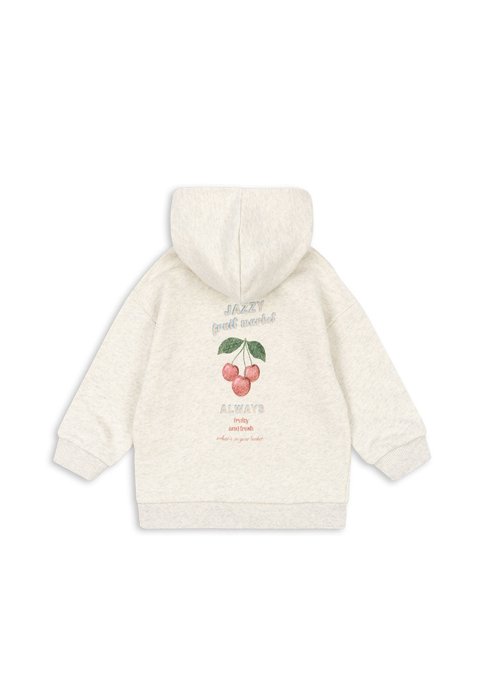 Sweatjacke 'Loupy Lou' - Off White melange
