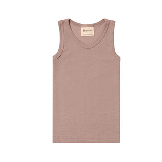 Unterhemd Wolle/Seide - Dusty rose