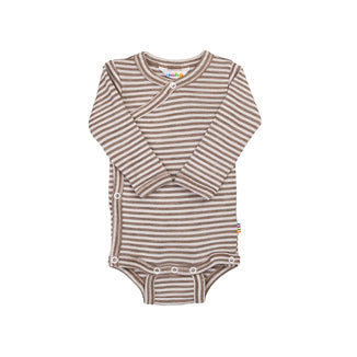 Wickelbody Wolle/Seide - Dunkles beige