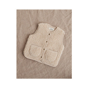 Wollweste Kinder 'Dotti' - Beige