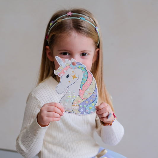 Klebeohrringe - Einhorn