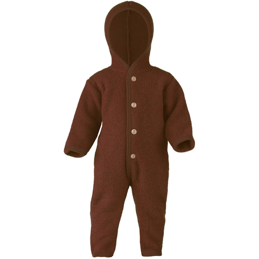Wollfleece Overall - Zimt melange